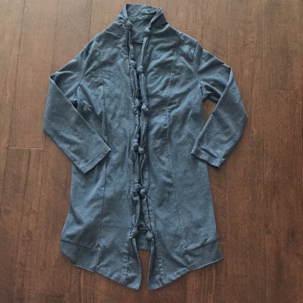 Anthropologie three dots blue cardigan xs